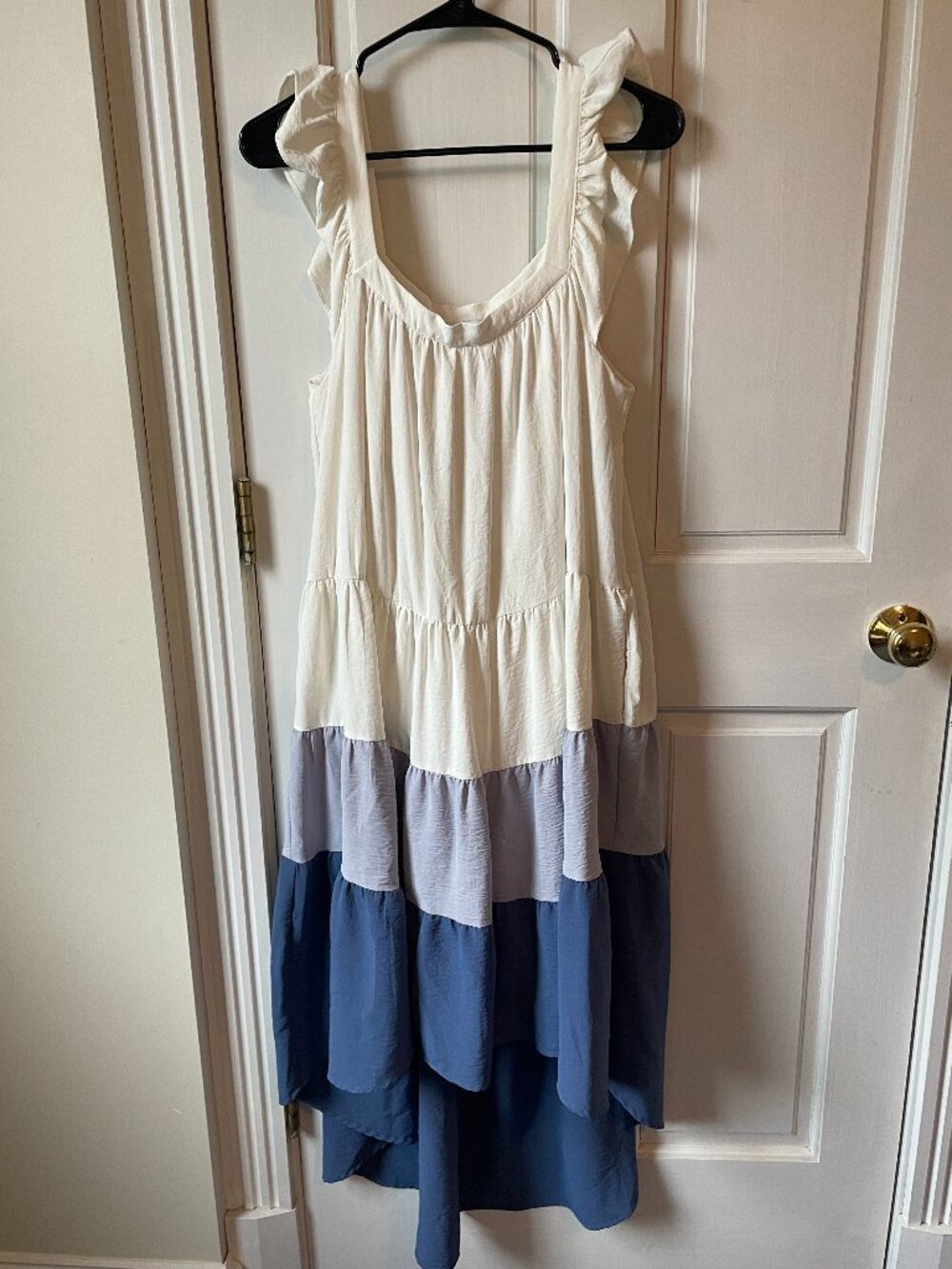 moodie L ombre dress blue